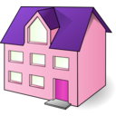 download House clipart image with 270 hue color