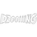 download Dzooiiing Outlined clipart image with 315 hue color