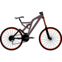download Mountain Bike clipart image with 315 hue color