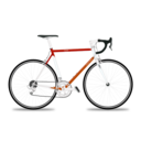 download Road Bike clipart image with 135 hue color