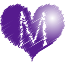 download Red Heart clipart image with 270 hue color