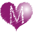 download Red Heart clipart image with 315 hue color