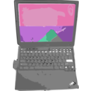 download Notebook Computer clipart image with 135 hue color