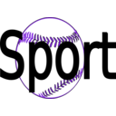 download Baseball Sport Icon clipart image with 270 hue color