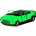 download Cabriolet clipart image with 90 hue color