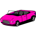 download Cabriolet clipart image with 270 hue color