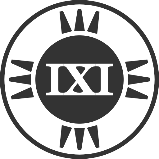 Fictional Brand Logo Ixi Variant B