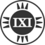 Fictional Brand Logo Ixi Variant B