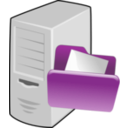 download File Server clipart image with 90 hue color