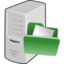 download File Server clipart image with 270 hue color