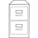 download Classeur Vertical Vertical File Cabinet clipart image with 45 hue color