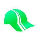 download Cap With Racing Stripes clipart image with 135 hue color