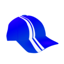 download Cap With Racing Stripes clipart image with 225 hue color