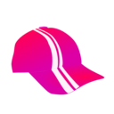download Cap With Racing Stripes clipart image with 315 hue color