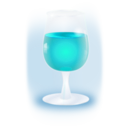 download Glass Of Wine clipart image with 180 hue color