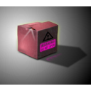download Dangerous Box clipart image with 315 hue color