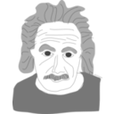 download Einstein clipart image with 90 hue color