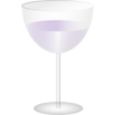 download Wine Glass clipart image with 270 hue color