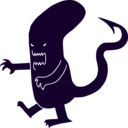 download Xenomorph clipart image with 270 hue color