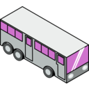 download Iso Bus clipart image with 90 hue color