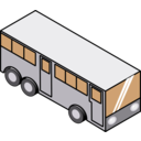 download Iso Bus clipart image with 180 hue color