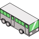 download Iso Bus clipart image with 270 hue color