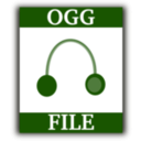 download Ogg File clipart image with 270 hue color