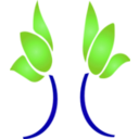 download Flower Icon clipart image with 90 hue color