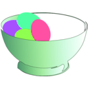 download Bowl clipart image with 90 hue color