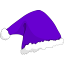download Santa Hat clipart image with 270 hue color