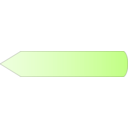download Arrow Left Cyan clipart image with 270 hue color