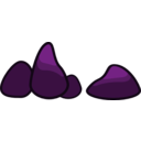 download Stone clipart image with 270 hue color