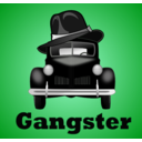 download Gangster Illustration clipart image with 90 hue color