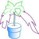 download Planta clipart image with 180 hue color