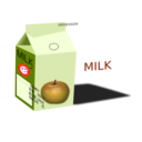 download Apple Milk clipart image with 315 hue color