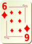 Ornamental Deck 6 Of Diamonds