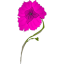 download Freeform Poppy clipart image with 315 hue color