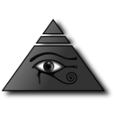 download Piramide Con El Ojo De Horus clipart image with 225 hue color