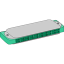 download Harmonica clipart image with 135 hue color