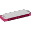 download Harmonica clipart image with 315 hue color