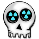 download Nuclear Skull clipart image with 135 hue color
