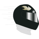 download Head In Helmet clipart image with 135 hue color