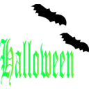 download Halloween Bat clipart image with 90 hue color