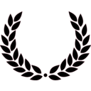 download Laurel Wreath clipart image with 225 hue color