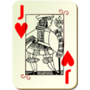 download Guyenne Deck Jack Of Hearts clipart image with 0 hue color