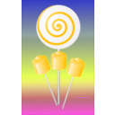 download Lollipops Candy clipart image with 45 hue color
