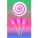 download Lollipops Candy clipart image with 315 hue color