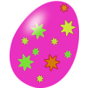 download Purple Easter Egg clipart image with 45 hue color