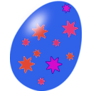 download Purple Easter Egg clipart image with 315 hue color