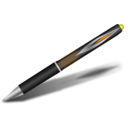 download Pen clipart image with 180 hue color